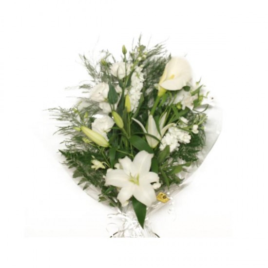 Le bouquet blanc hivernal